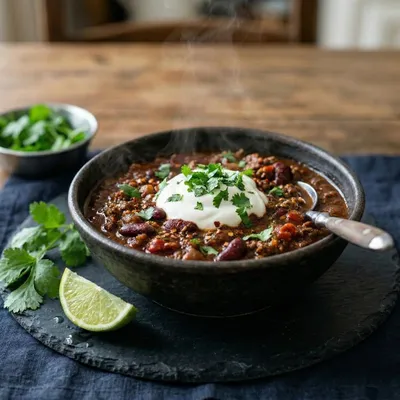 Chili con Carne with Red Wine