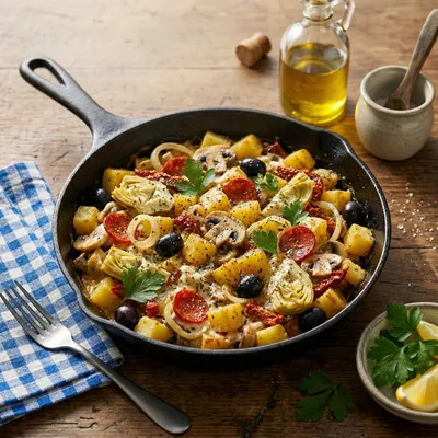 Potato SkilletMediteranes Family recipe